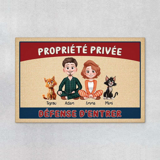 3886DFR1 tapis personnalise chat propriete privee 3886D6M0I