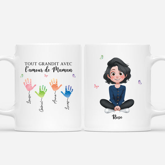 3923MFR1 mug maman personnalisable grandit avec amour empreintes 3923m8m8a_0b9c8ba4 0e52 4a9d b222 da4425f324bf