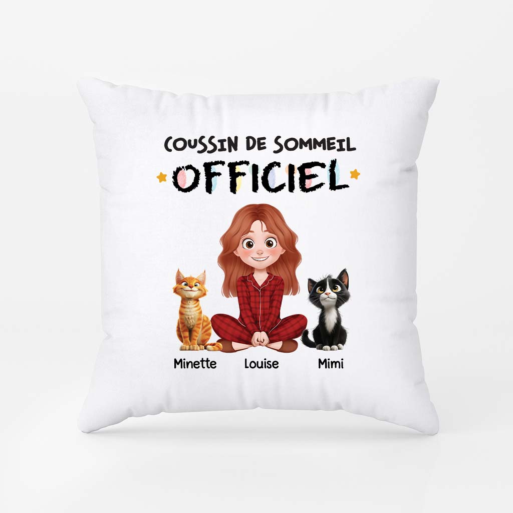 3939PFR1 coussin chat personnalise coussin de sommeil officiel 3939p8l0d