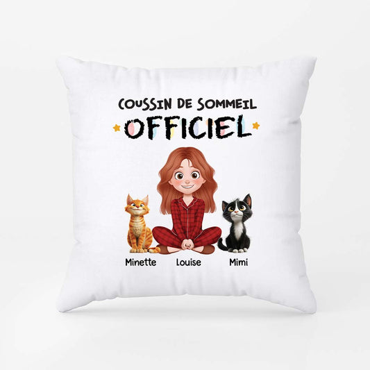 3939PFR1 coussin chat personnalise coussin de sommeil officiel 3939p8l0d