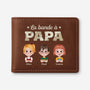3942JFR1 portefeuille en cuir personnalise la bande a papa design cartoon 3942j5t0b