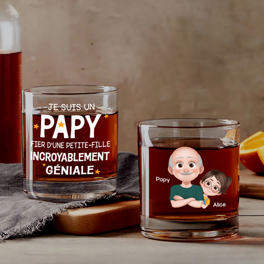 3944IFR2 verre a whisky personnalise maman fiere 3944i