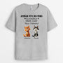 3969AFR2 t shirt personnalise joyeuse fete des peres au meilleur papa chat version clair 3969a8t5d