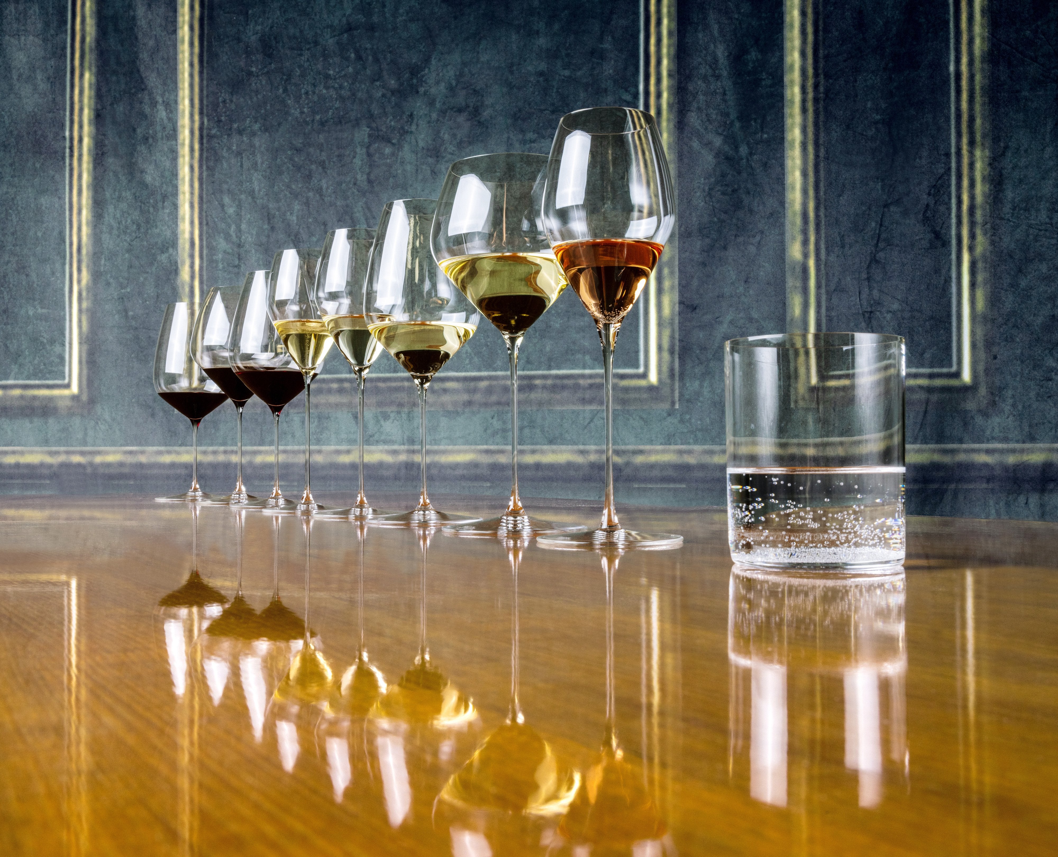 Coffret de verres à vin