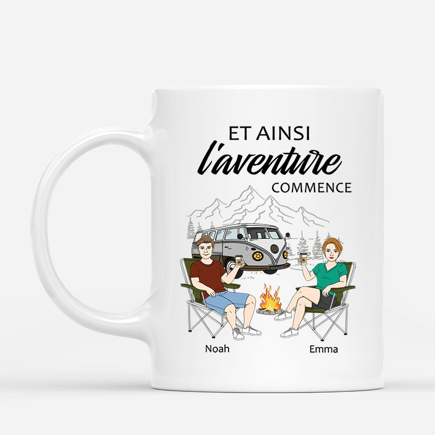 4015MFR1 mug personnalise couple laventure commence 4015m8q8g