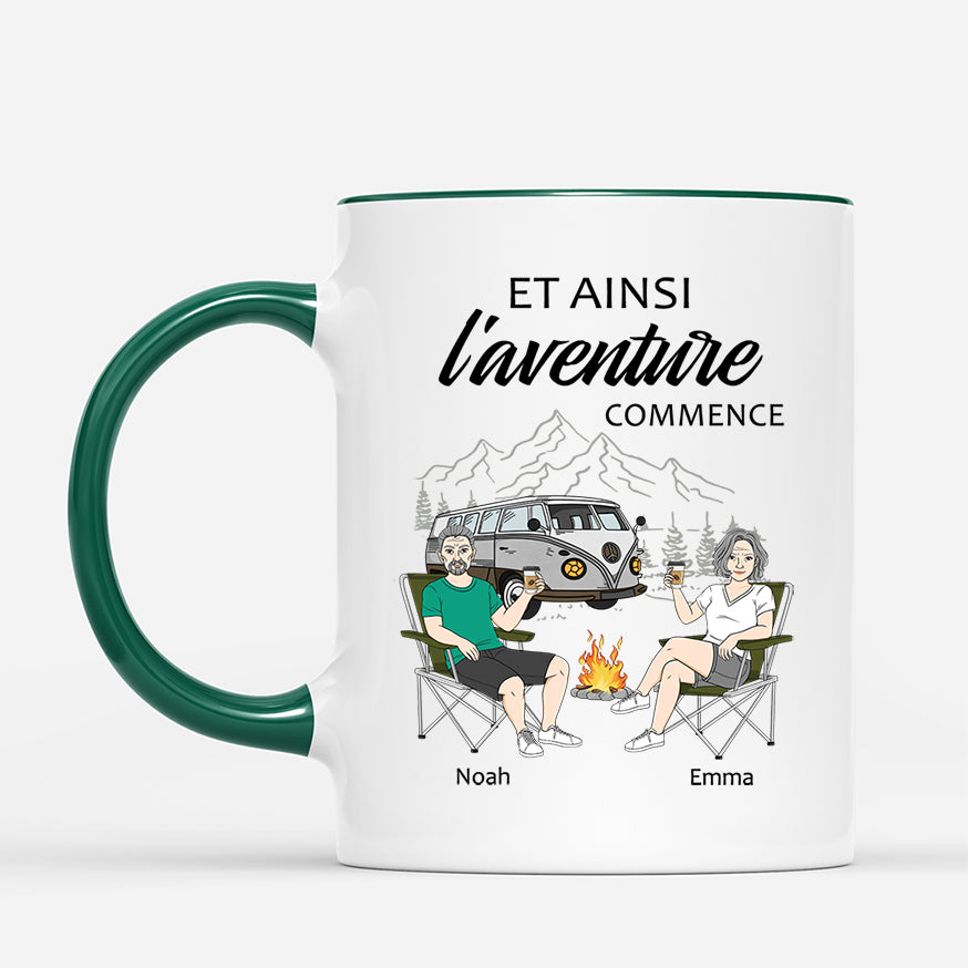 4015MFR2 mug personnalise couple laventure commence 4015m8q8g