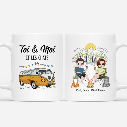 4017MFR1 mug couple personnalise toi et moi et les chats 4017m8h0d