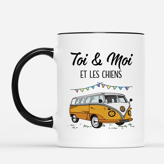 4017MFR2 mug couple personnalise toi et moi et les chiens 4017m8h0c