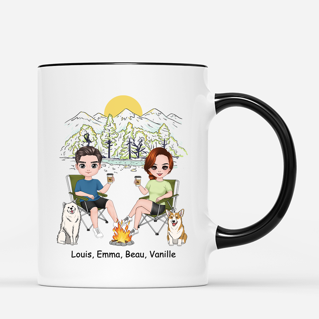 4017MFR3 mug couple personnalise toi et moi et les chiens 4017m8h0c