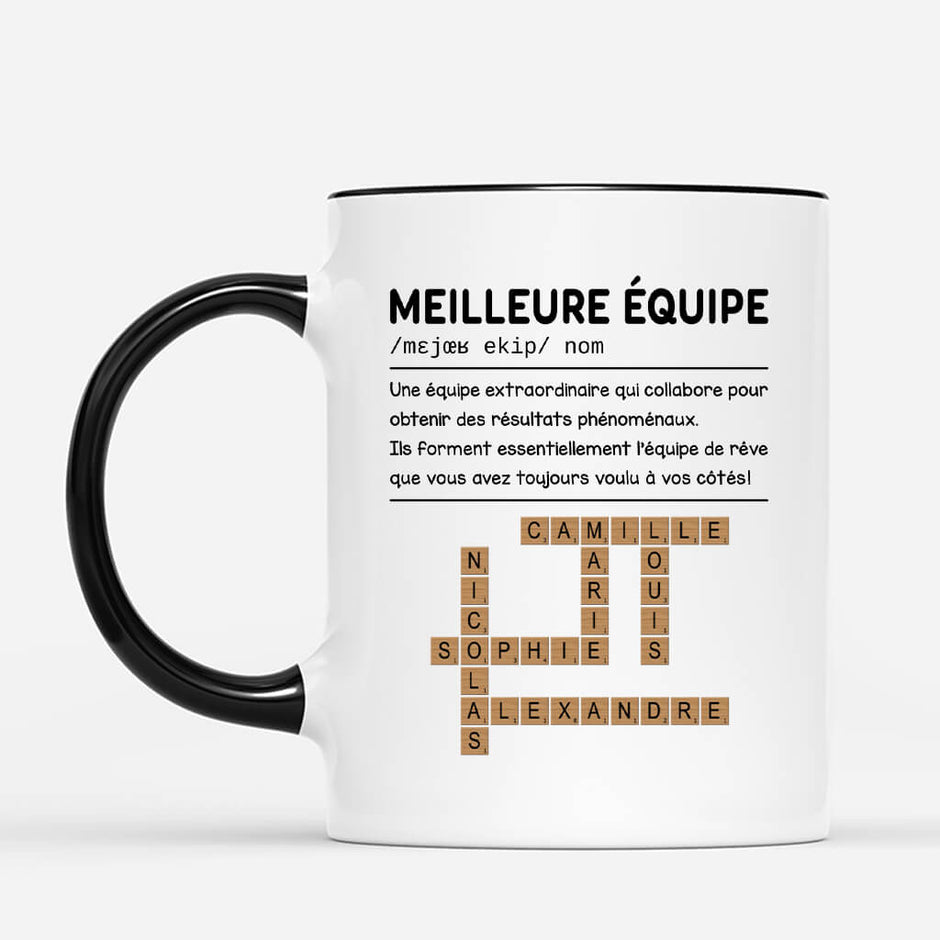 Tasse 3D Personnalisée Chat Peeking (sournois) - Céramique - Fabriqué En France