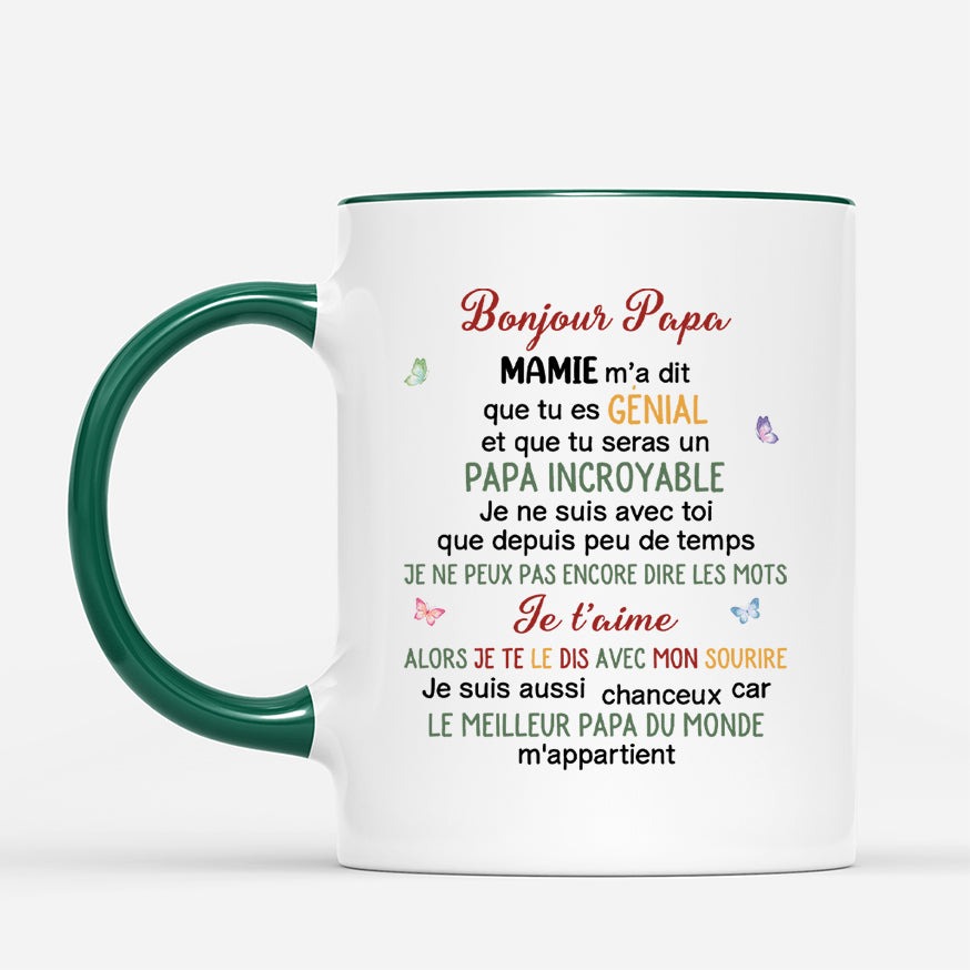 4055MFR2 mug personnalise bonjour maman avec photo 4055m8m5a
