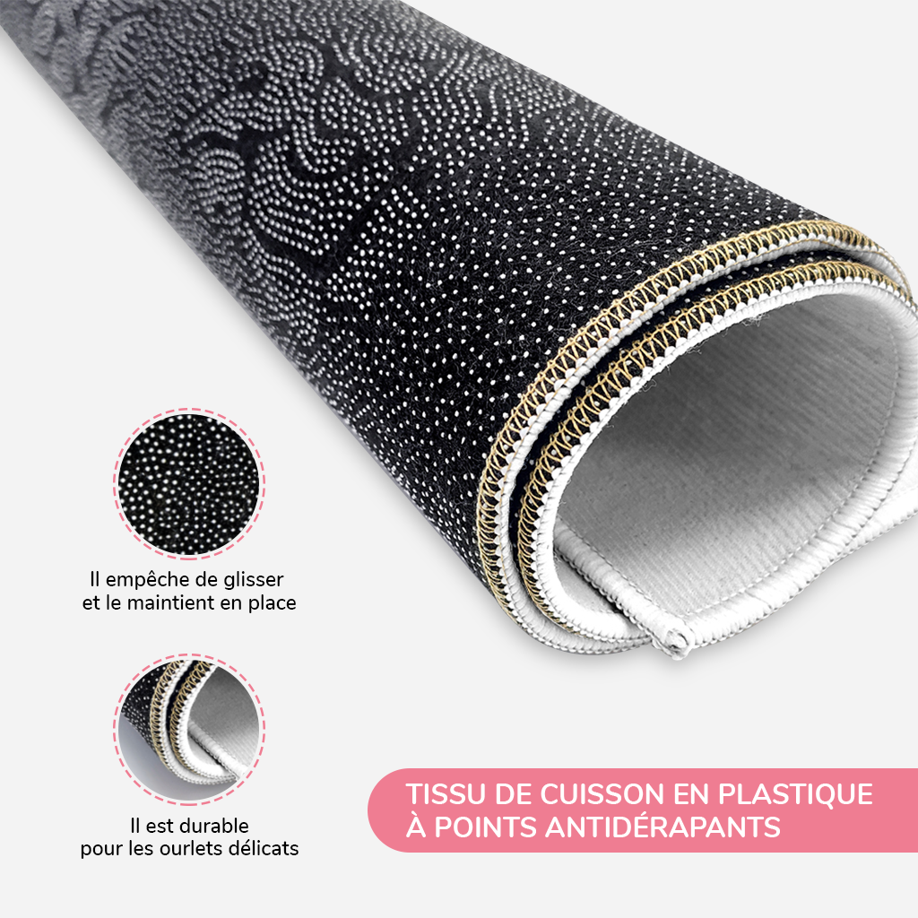 4066DFR3 paillasson chien personnalise nous gouvernons la maison design humour 4066d9t5c