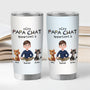 4071TFR2 mug isotherme 590ml personnalise cette maman chat appartient a design cartoon 4071t8i0d