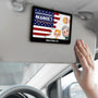 4098GFR2 clip pare soleil de voiture personnalise conduis prudemment papa 4098g5q0b