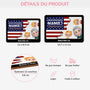 4098GFR4 clip pare soleil de voiture personnalise conduis prudemment papa 4098g5q0b