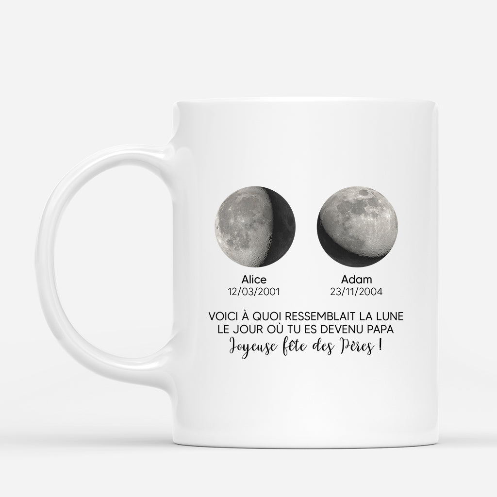 4105MFR1 mug fete des peres personnalise les phases de la lune 4105m8b5b