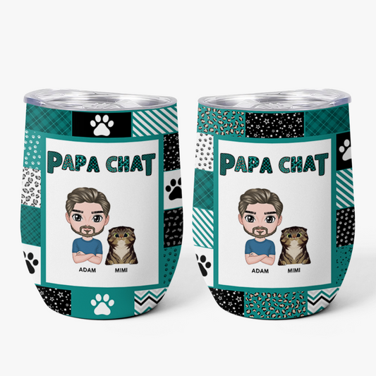 4123TFR1 mug isotherme 355ml papa chat patchwork de pattes 4123ttn8d_7dc70bf5 fe07 419b b876 f92dc6bb8a4d