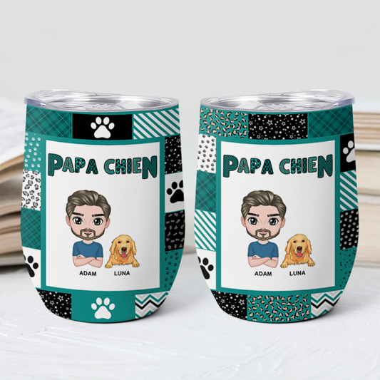4123TFR2 mug isotherme 355ml maman chien patchwork de pattes 4123ttn8c_2f1d7523 146f 4471 90b5 eb00c83a683c
