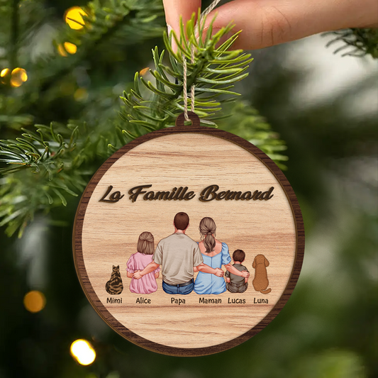 4130OFR2 ornement en bois a 2 couches personnalise famille la famille vue de dos 4130o6t5a_e6345614 9614 4db4 ba87 db7bc1c7e2e5