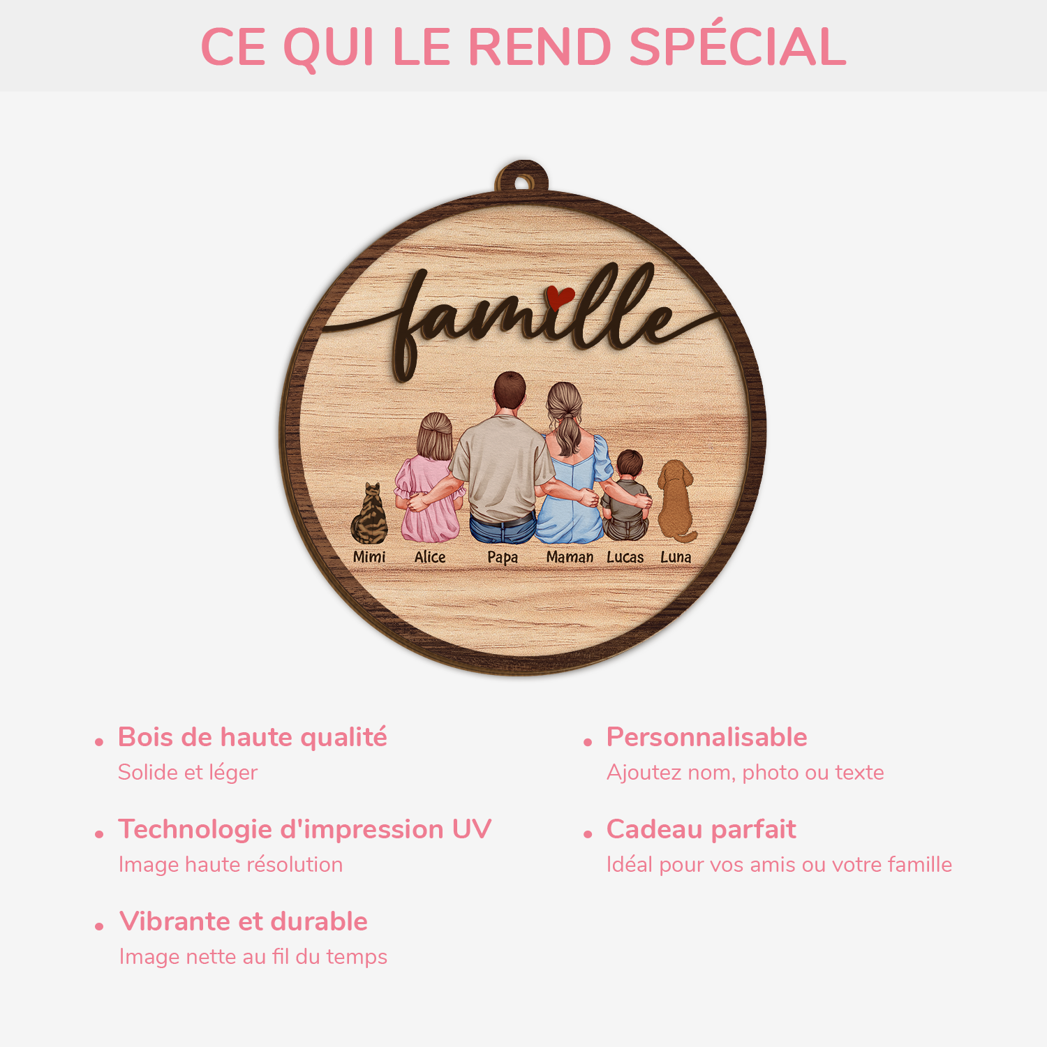 4130OFR4 ornement en bois a 2 couches personnalise famille la famille vue de dos 4130o6t5a_a5064242 6055 43ae 9355 aadfcb56b669