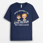 4143AFR2 tee shirt personnalise noir pour papa nous sommes a toi 4143a5t0b