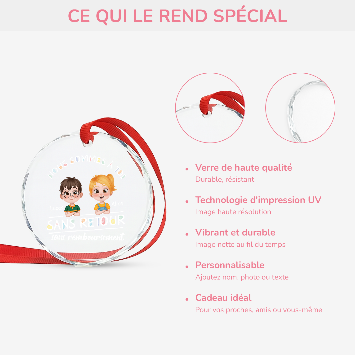 4143OFR4 ornement en verre personnalise pour papa nous sommes a toi 4143o8h0b