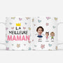 4148MFR1 mug personnalise meilleure maman pour toujours dessin crayon avec visage 4148mkm8a