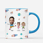 4148MFR3 mug personnalise meilleure maman pour toujours dessin crayon avec visage 4148mkm8a