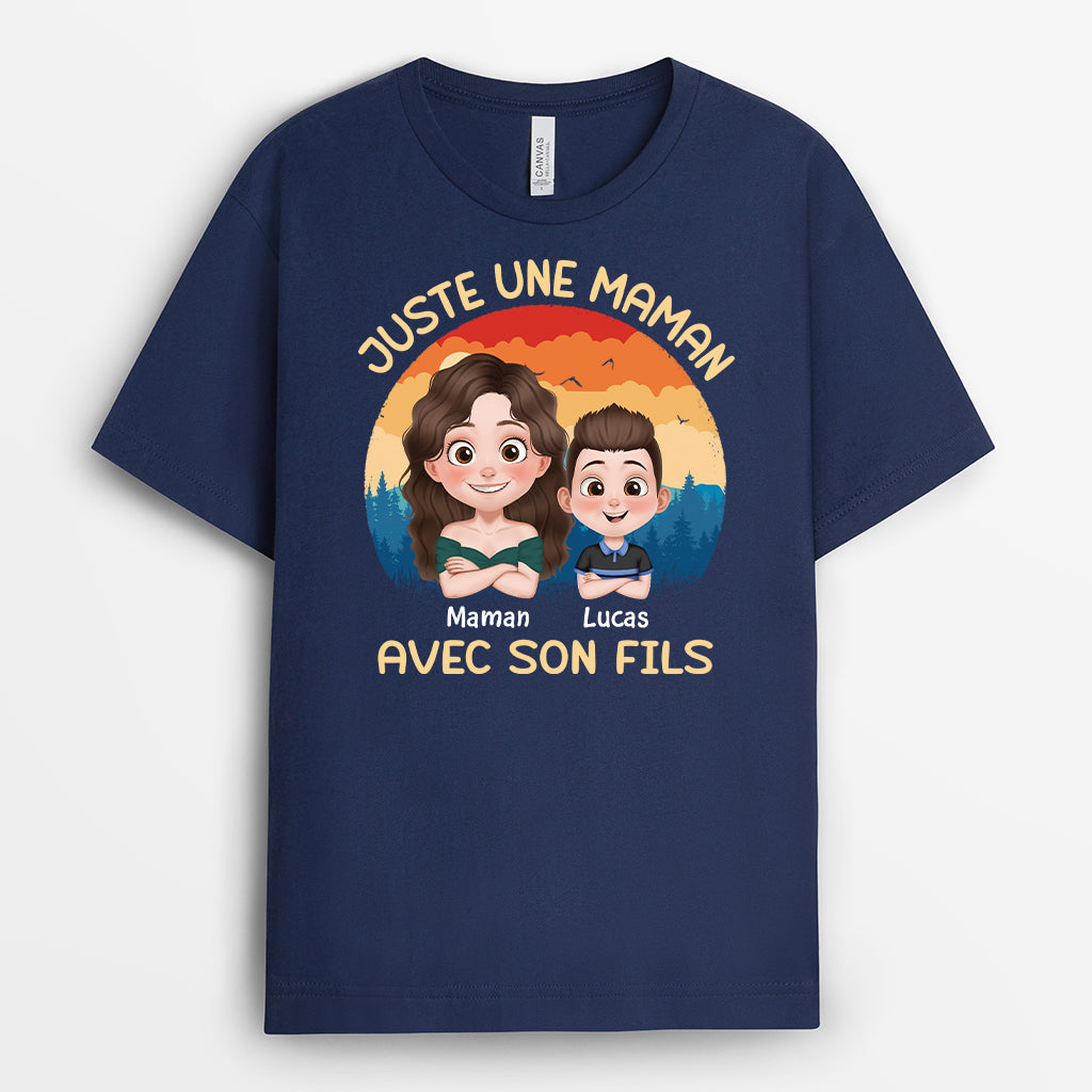 Tee Shirt Personnalisé Juste Un Papa Et Sa Fille Design