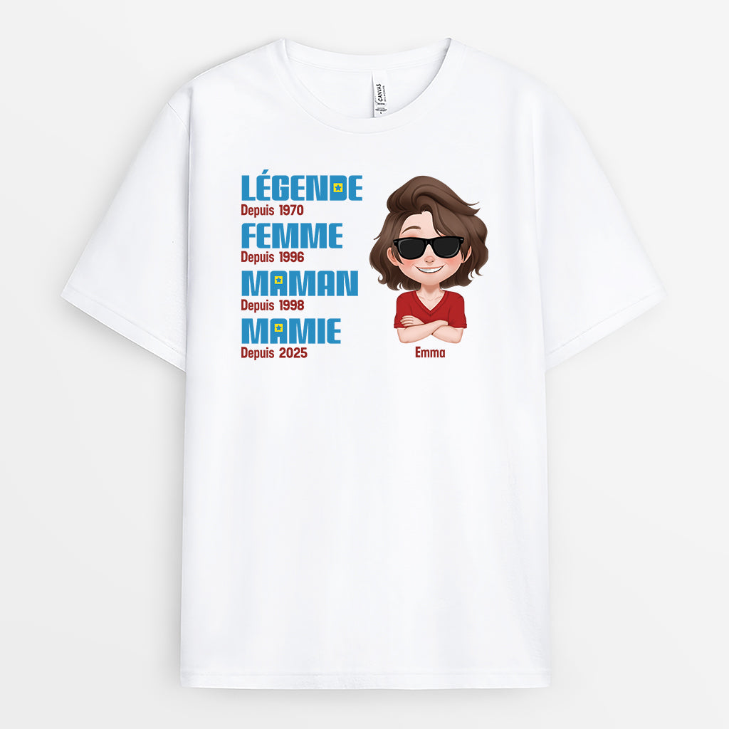 4186AFR1 t shirt femme personnalise femme maman mamie depuis version cartoon 4186a8l0a_1c1d6225 e13d 4fcd a7c3 4aeed8023650