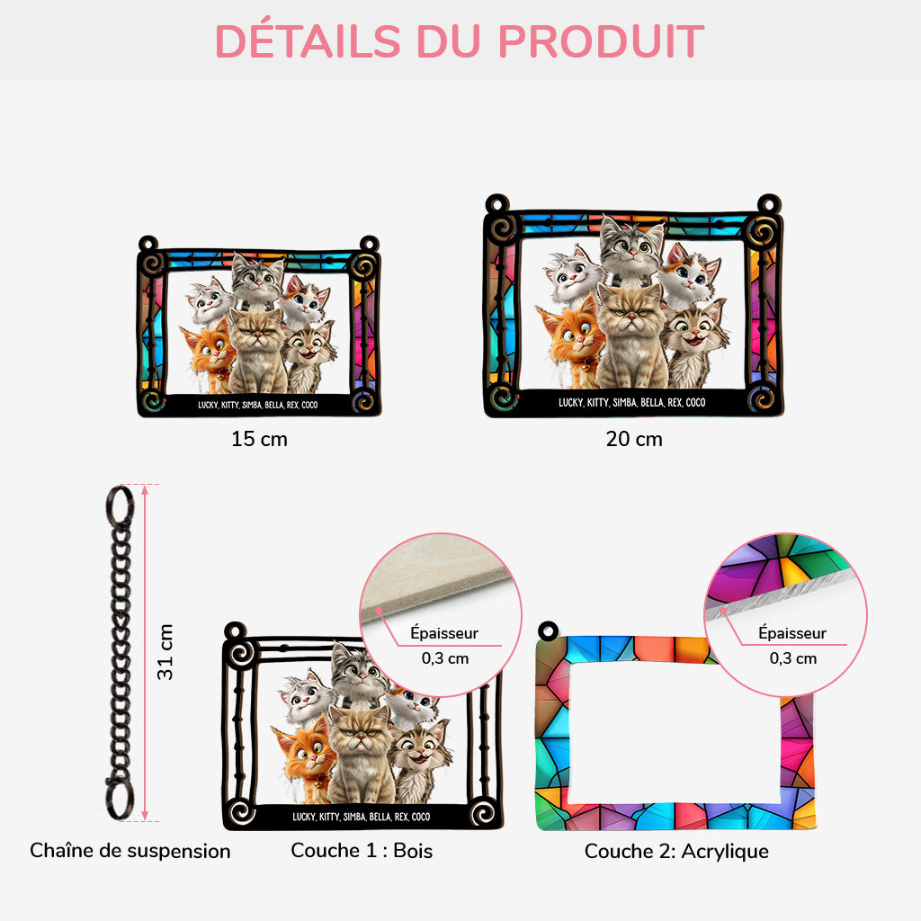 4191UFR3 attrape soleil personnalise chats mignons design cartoon 4191u9l5d
