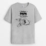 4213AFR1 t shirt personnalise meilleur papa du monde version simple 4213a8m8b