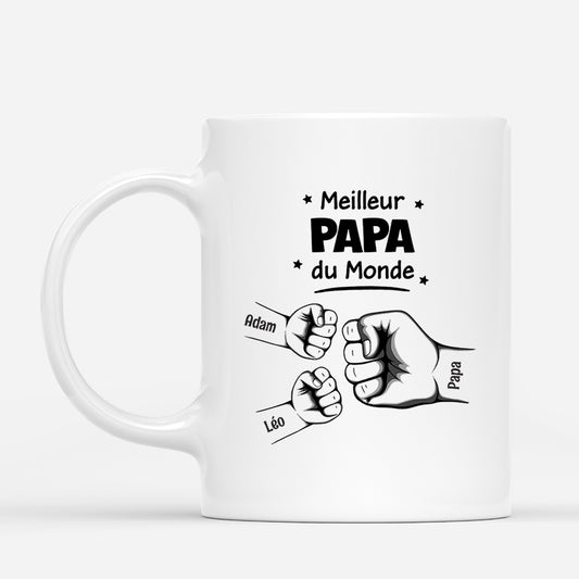 4213MFR1 mug personnalise meilleur papa du monde version simple 4213m