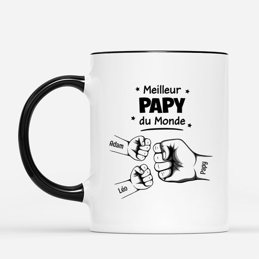 4213MFR2 mug personnalise meilleur papa du monde version simple 4213m