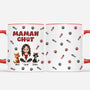 4218MFR2 effet dimpression 3d mug personnalise chien papa chat design cartoon rouge et noir 4218m8k0d