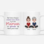 4225MFR1 mug personnalise maman derriere chaque enfant bien eleve design cartoon 4225m8m0a