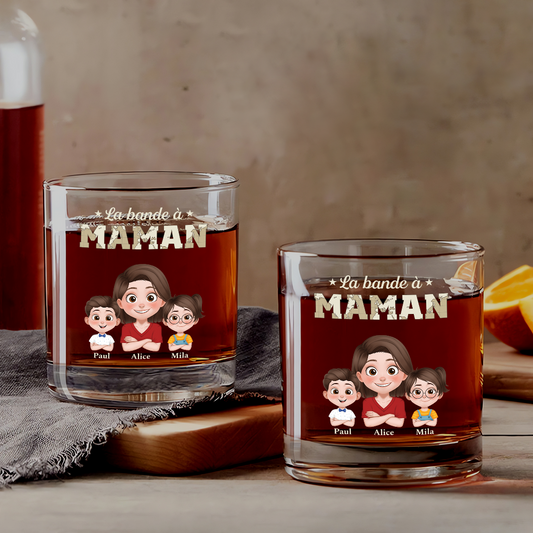 4231IFR2 verre a whisky personnalise_ papa la bande a papa soldat 4231i