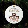 4231OFR1 ornement ceramique personnalise_ papa la bande a papa soldat 4231o