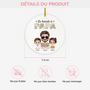 4231OFR3 ornement ceramique personnalise_ papa la bande a papa soldat 4231o