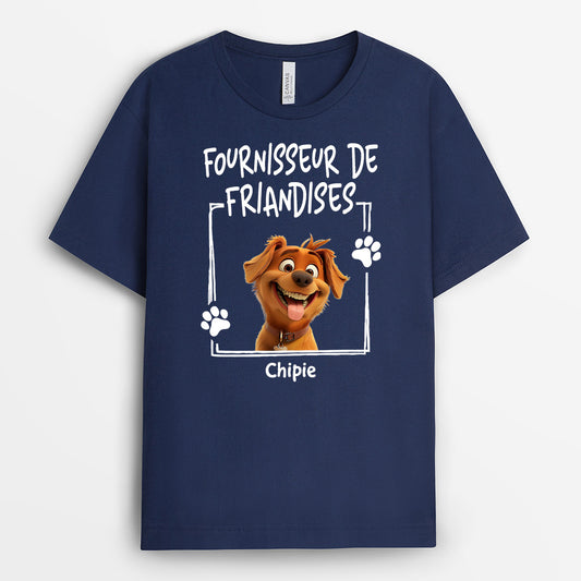 4243AFR2 t shirt personnalise fournisseur de friandises cadeau pour amoureux des animaux 4243a6l0c