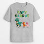 4246AFR2 t shirt personnalise maman mamansaurus version vert 4246a6t5b