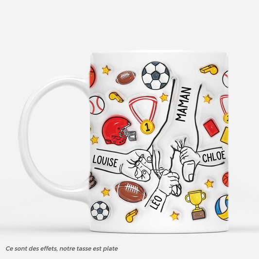 4261MFR1 effet dimpression 3d mug personnalise maman sport 4261m865a