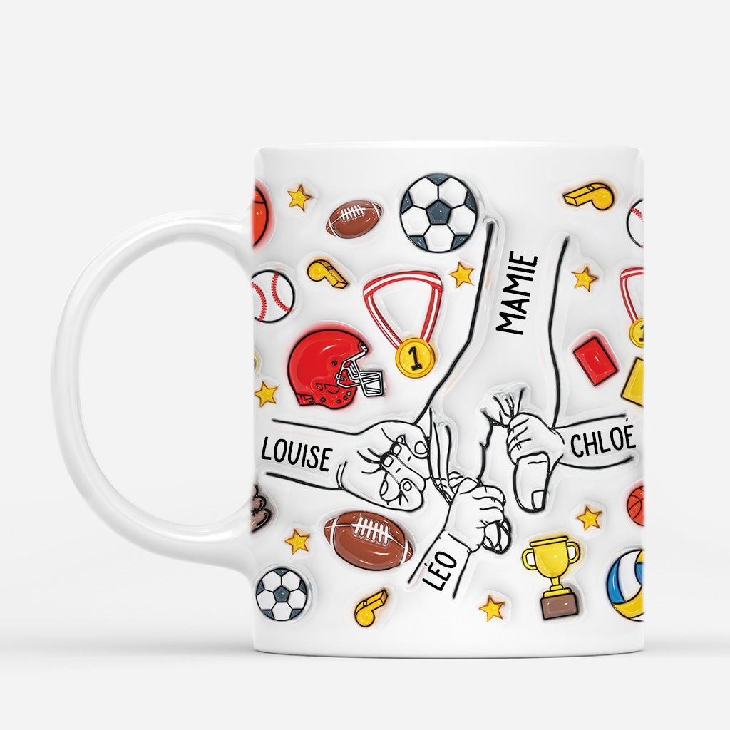 4261MFR2 effet dimpression 3d mug personnalise maman sport 4261m865a