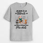 4263AFR2 t shirt personnalise pour amoureux des chats mes seuls patrons design cartoon 4263atl0d