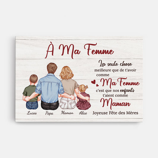4270CFR1 toile personnalisable a ma femme version tourner les dos 4270ctt5a