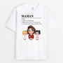 4278AFR1 tee shirt maman personnalise definition de maman design cartoon 4278akh0a