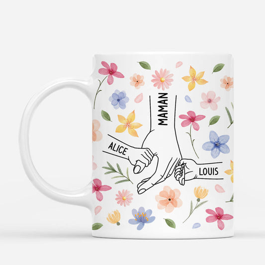 4283MFR1 mug personnalise maman floral 4283m5m5a