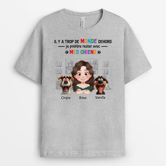 4285AFR2 t shirt personnalise chien mieux avex mes chiens 4285akk0c