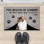 4291DFR2 paillasson personnalise chat pas besoin de sonner 4291d8q3d