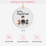 4298OFR3 ornement ceramique personnalise le papa chat design cartoon 4298o3l0d